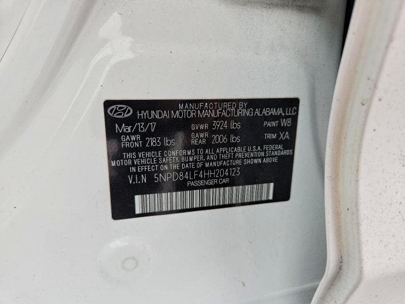 2017 HYUNDAI ELANTRA VALUE EDITION 12