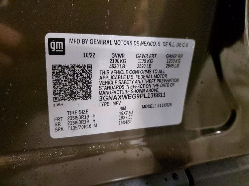 2023 CHEVROLET EQUINOX RS RS 13