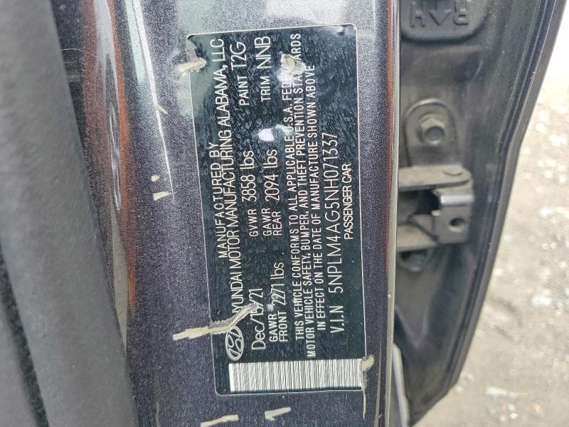 2022 HYUNDAI ELANTRA SEL 12