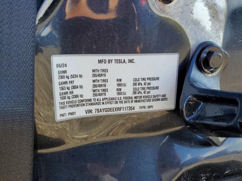 2024 TESLA MODEL Y 12