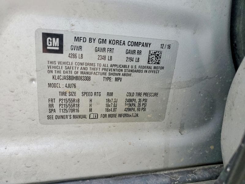 2017 BUICK ENCORE PREFERRED 13