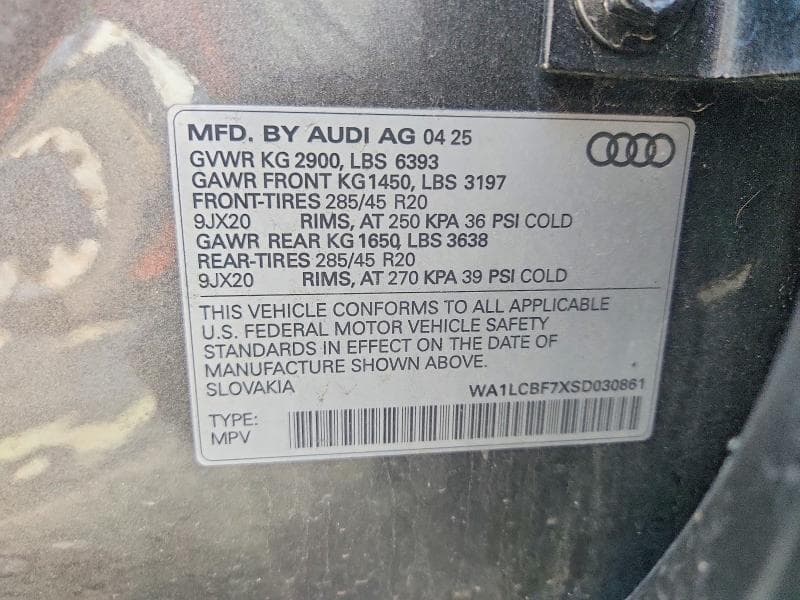 2025 AUDI Q7 PREMIUM PLUS 13