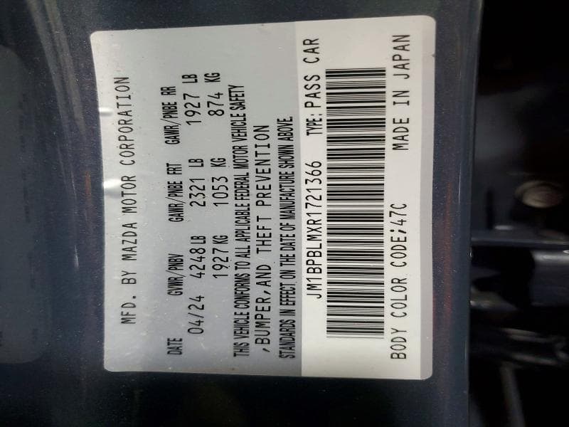 2024 MAZDA 3 PREFERRED PREFERRED 14