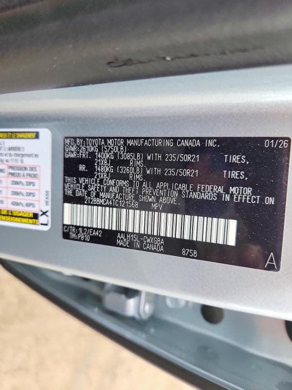 2026 LEXUS RX 350H PREMIUM 13