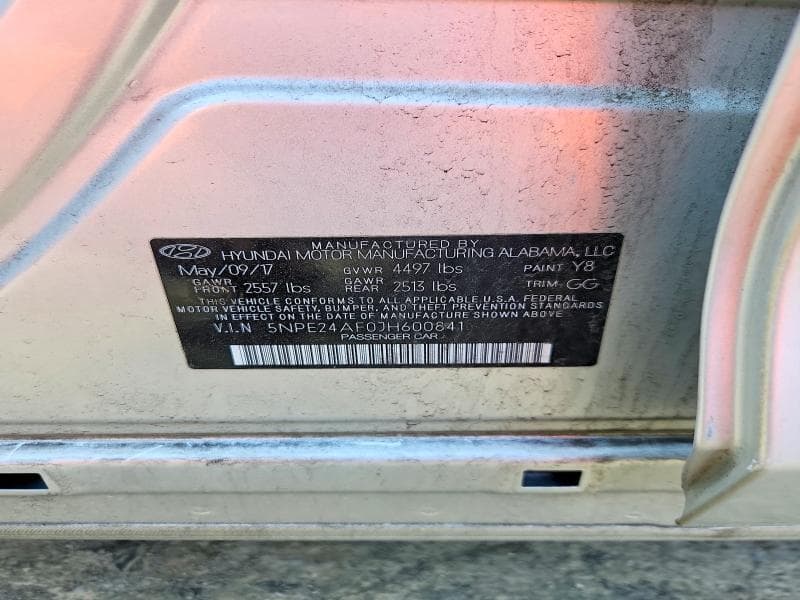 2018 HYUNDAI SONATA SE 12