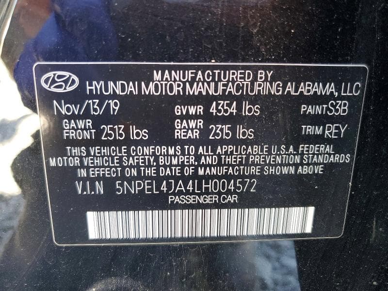 2020 HYUNDAI SONATA SEL 13