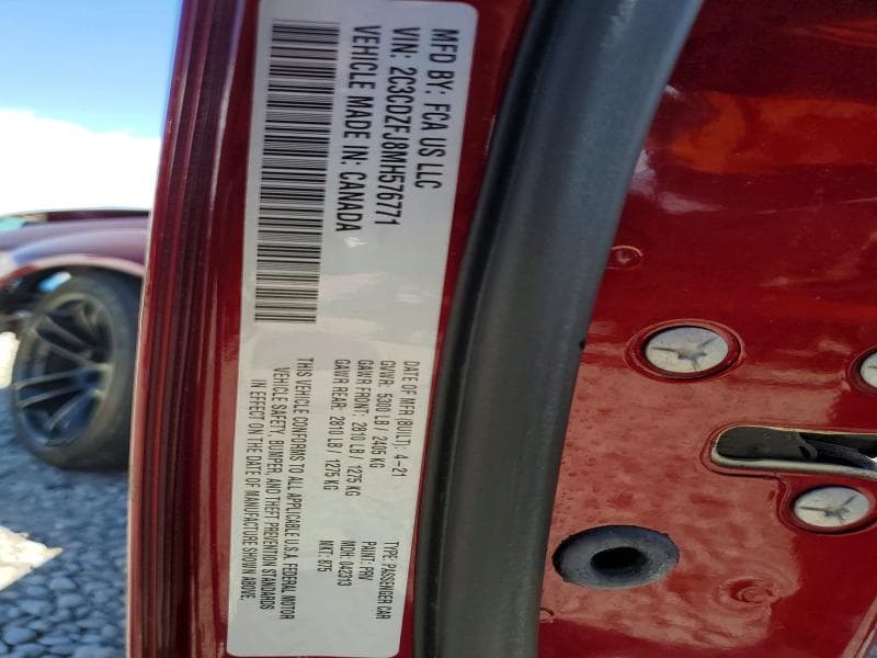 2021 DODGE CHALLENGER R R 13