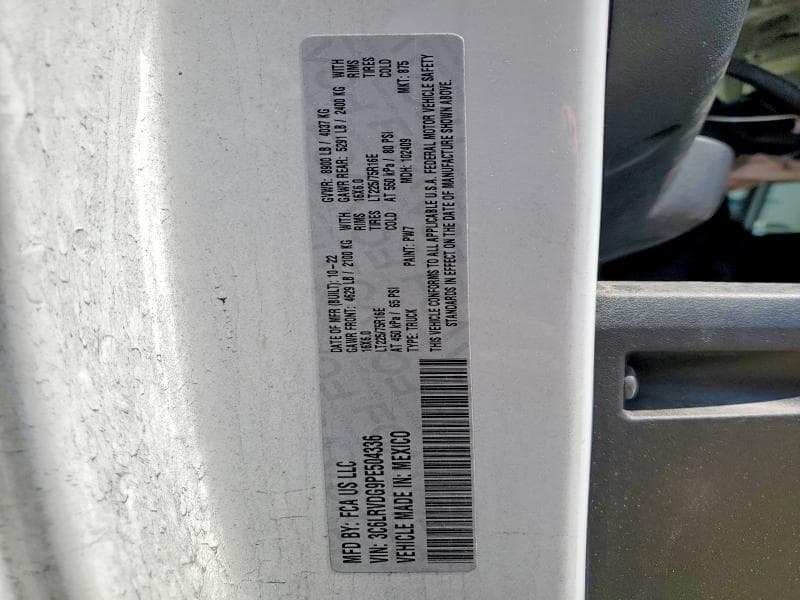 2023 RAM PROMASTER 2500 DELIVERY VAN 13