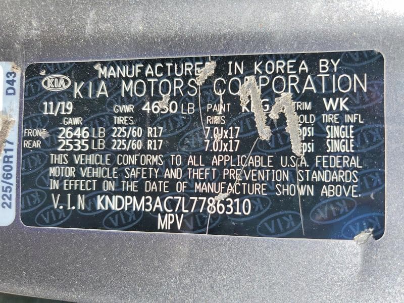 2020 KIA SPORTAGE LX LX 14