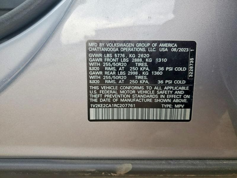 2024 VOLKSWAGEN ATLAS CROSS SPORT SE SE 14