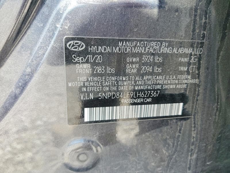 2020 HYUNDAI ELANTRA SEL 12