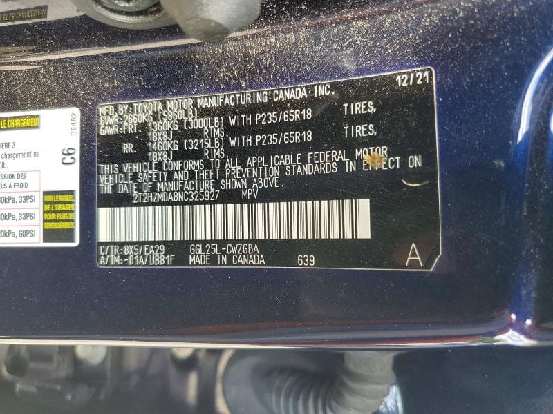 2022 LEXUS RX 350 13