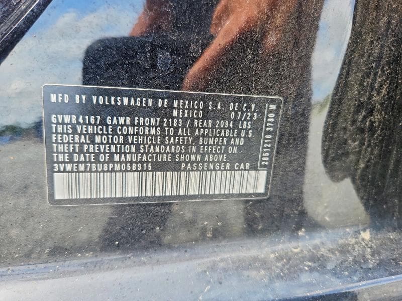 2023 VOLKSWAGEN JETTA SE 12