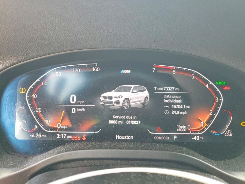 2020 BMW X3 SDRIVE30I SDRIVE30I 9