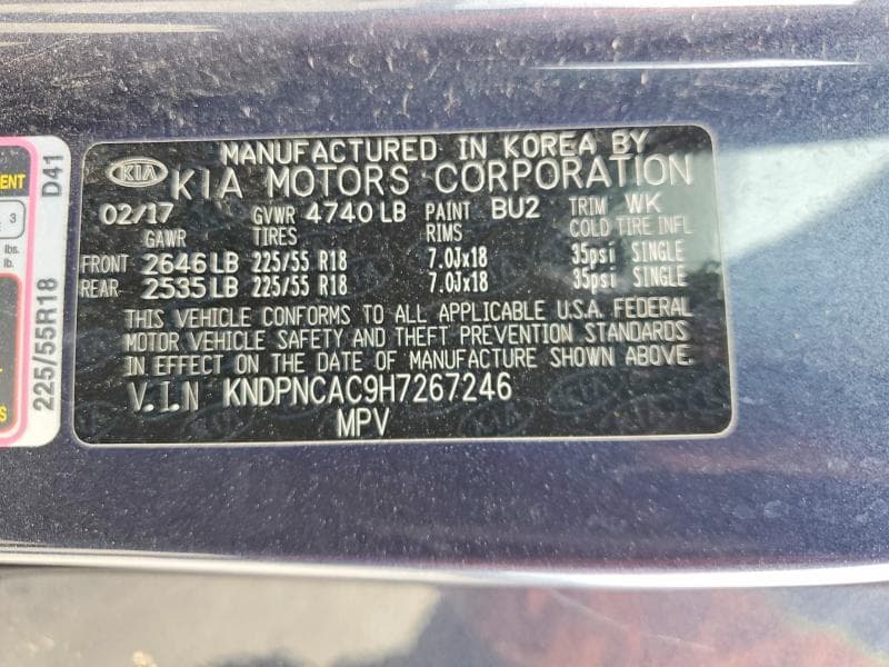 2017 KIA SPORTAGE EX EX 13