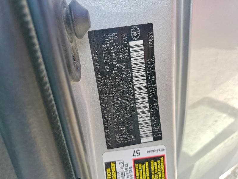 2021 TOYOTA CAMRY SE NIGHTSHADE SE NIGHTSHADE 12