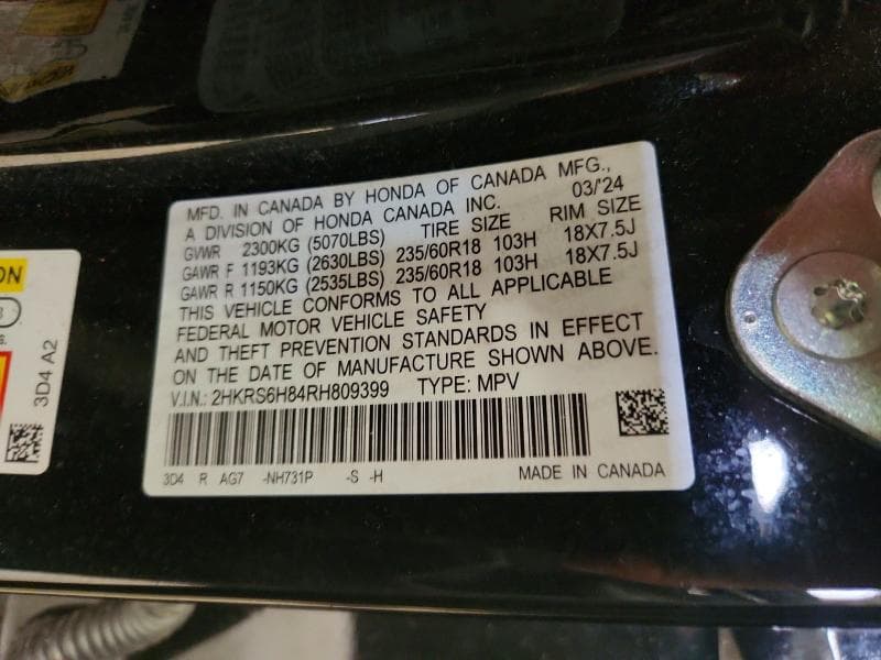 2024 HONDA CR-V SPORT-L SPORT-L 14