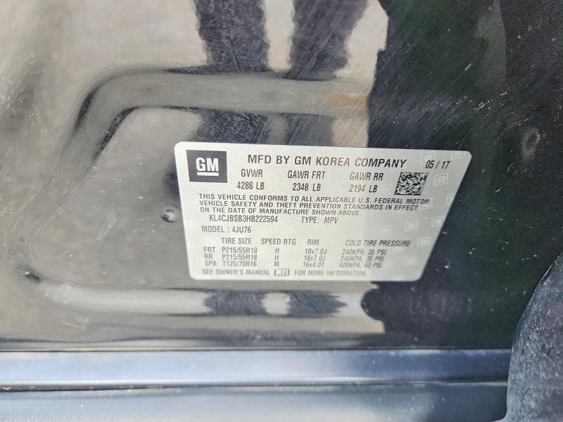 2017 BUICK ENCORE PREFERRED II 13