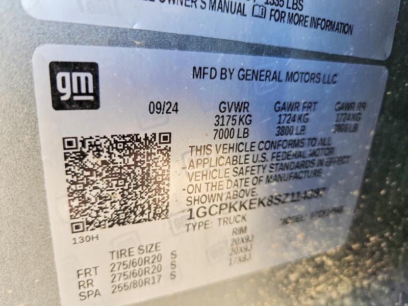 2025 CHEVROLET SILVERADO K1500 LT-L K1500 LT-L 12