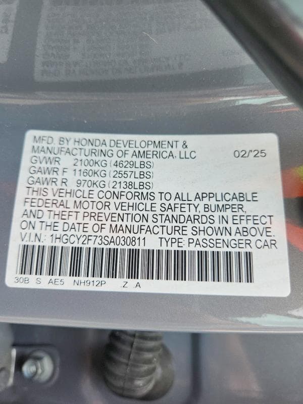 2025 HONDA ACCORD HYBRID SPORT-L 12