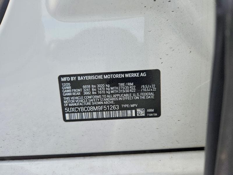 2021 BMW X6 M50I M50I 13