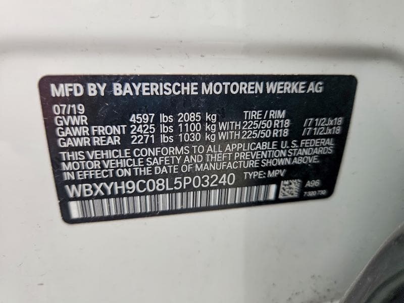 2020 BMW X2 SDRIVE28I SDRIVE28I 13