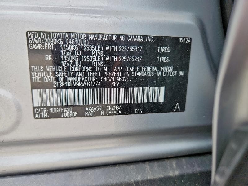 2024 TOYOTA RAV4 XLE 13