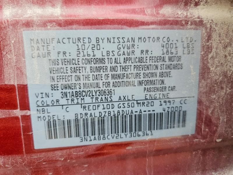 2020 NISSAN SENTRA SV 12