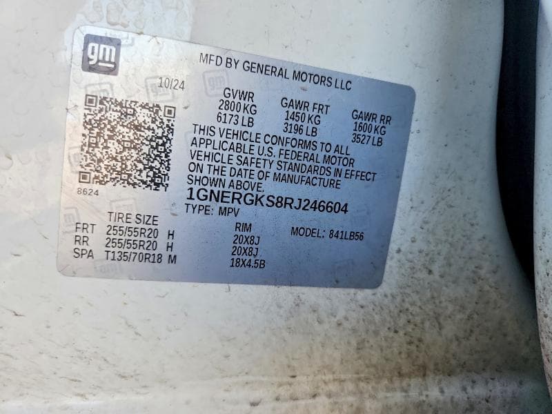 2024 CHEVROLET TRAVERSE LT 13