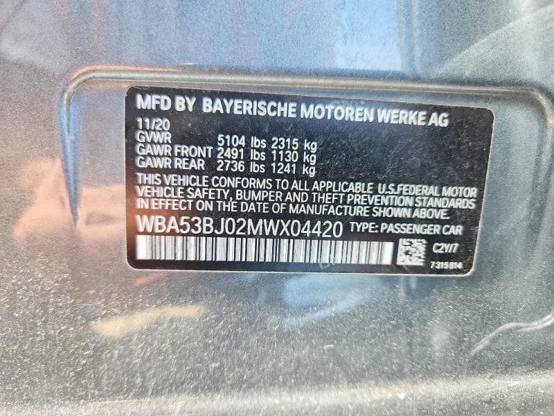 2021 BMW 540 I 13