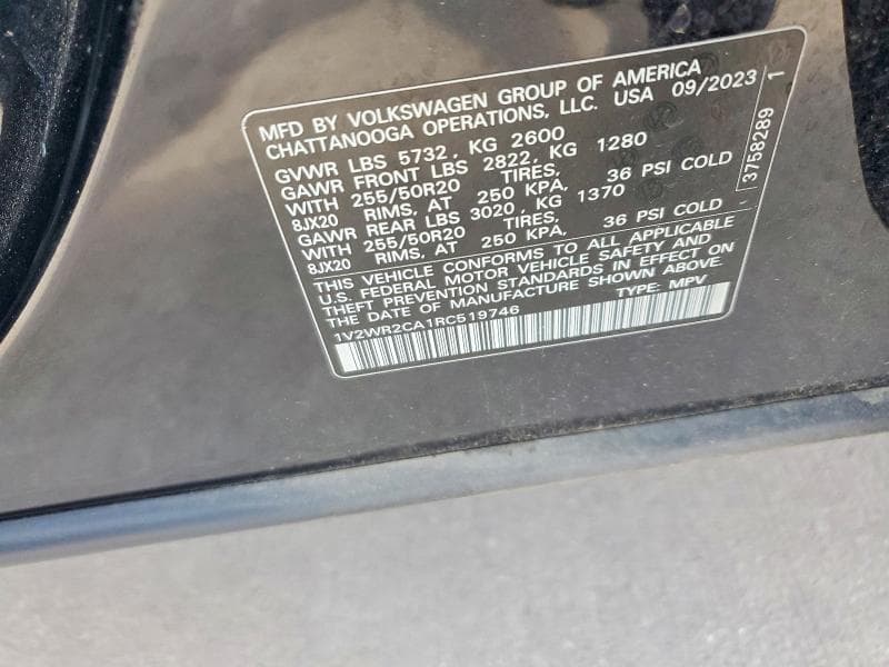 2024 VOLKSWAGEN ATLAS SE 13