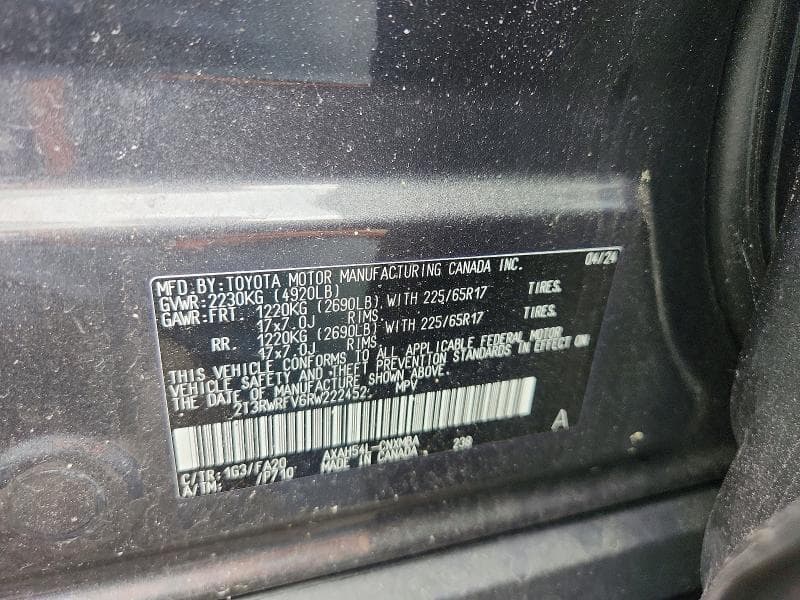2024 TOYOTA RAV4 HYBRID XLE XLE 13