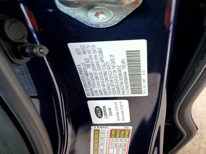 2022 HONDA ODYSSEY TOURING TOURING 13