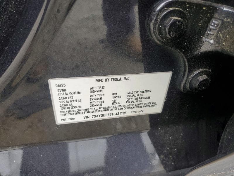 2026 TESLA MODEL Y 12