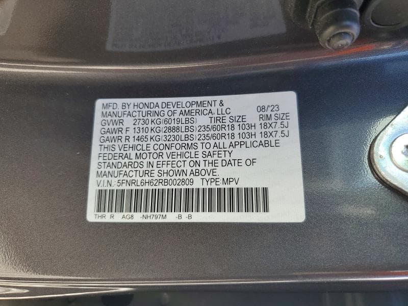 2024 HONDA ODYSSEY EXL 14