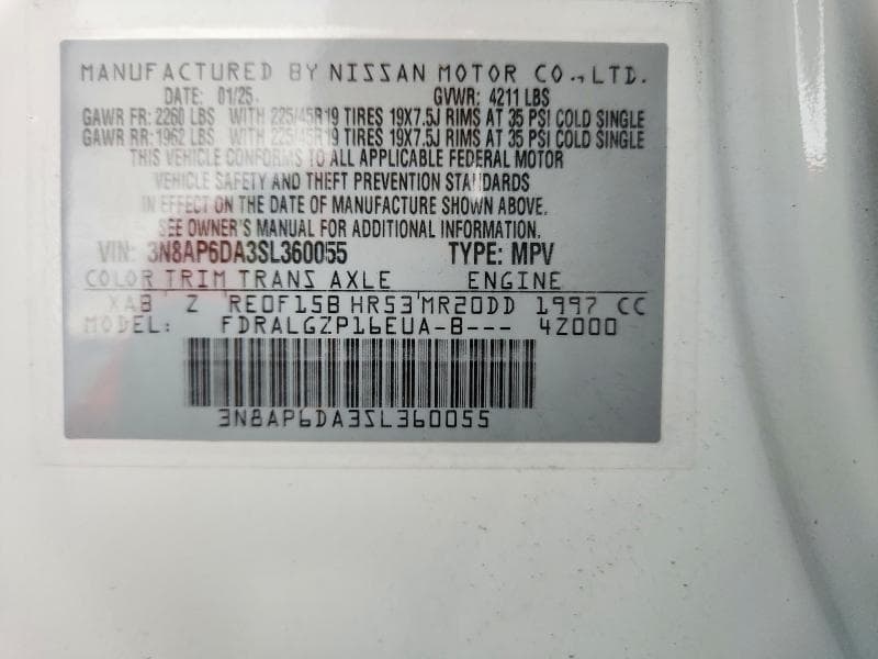 2025 NISSAN KICKS SR 13