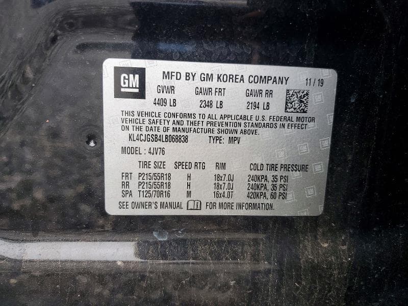 2020 BUICK ENCORE ESSENCE ESSENCE 13