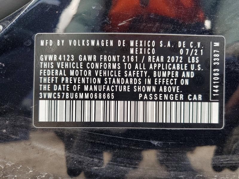 2021 VOLKSWAGEN JETTA S 13