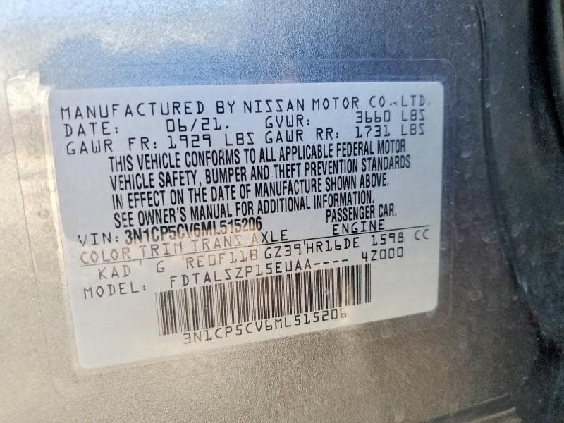 2021 NISSAN KICKS SV SV 13