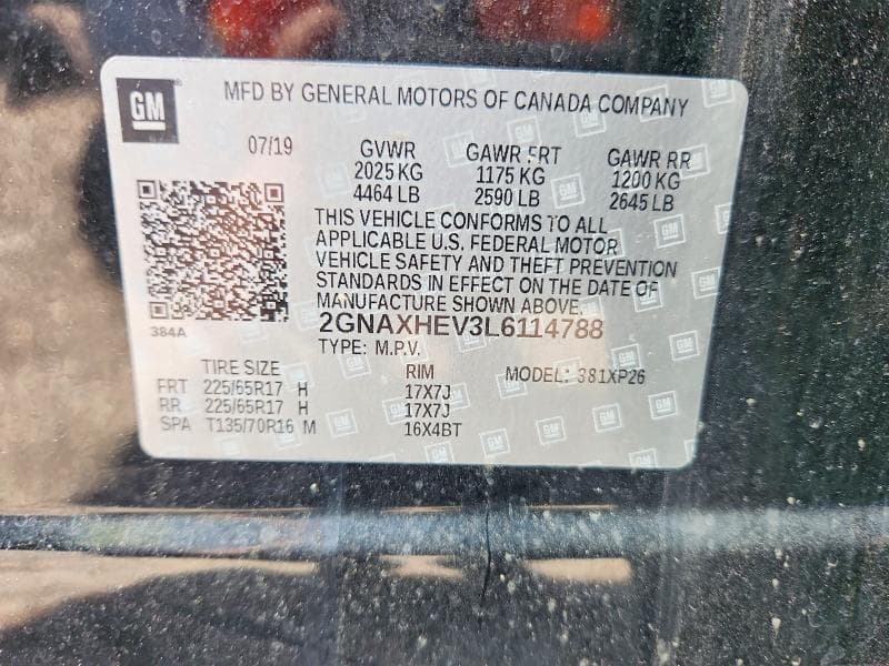 2020 CHEVROLET EQUINOX LS 13