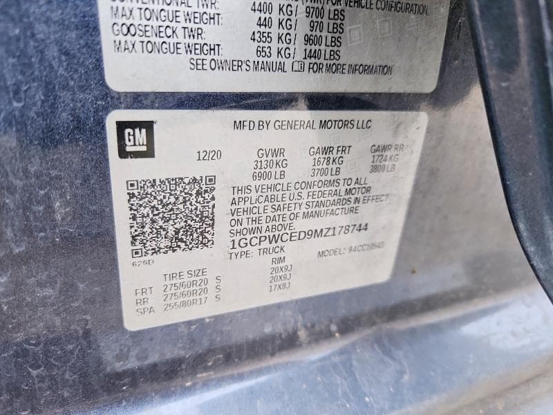 2021 CHEVROLET SILVERADO C1500 LT 13