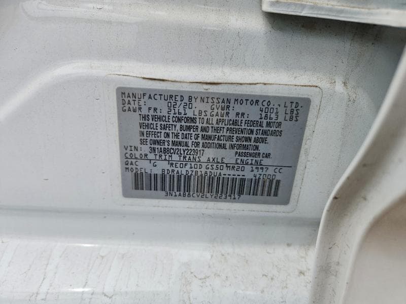 2020 NISSAN SENTRA SV 13