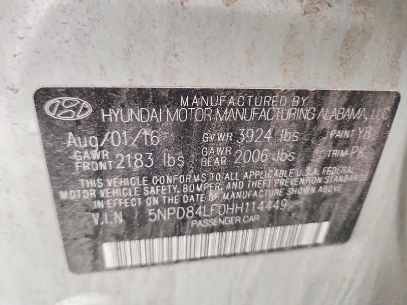 2017 HYUNDAI ELANTRA SE 13
