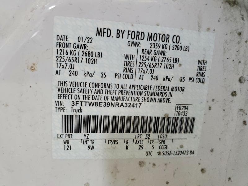 2022 FORD MAVERICK XL 13