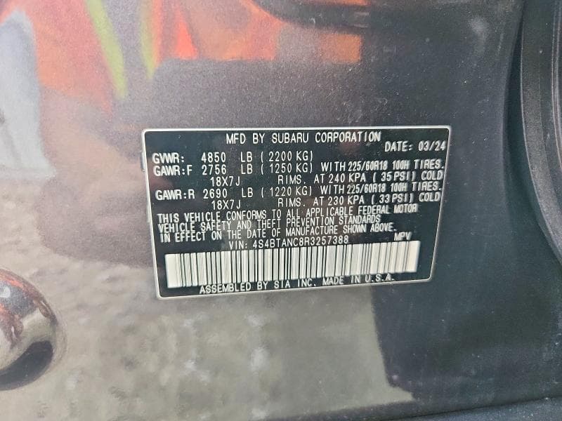 2024 SUBARU OUTBACK 13