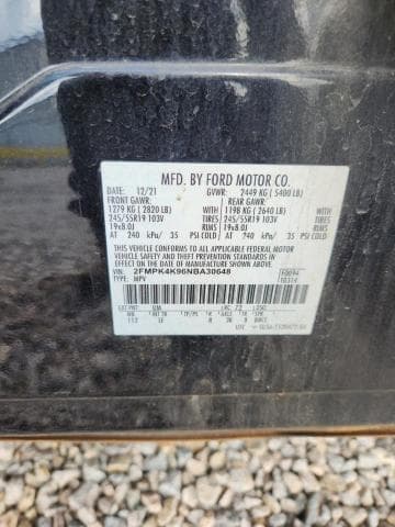 2022 FORD EDGE TITANIUM TITANIUM 14