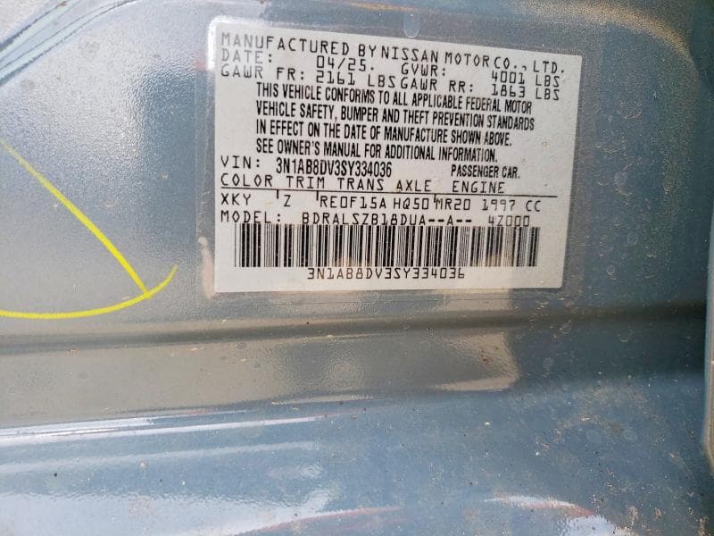 2025 NISSAN SENTRA SR 12