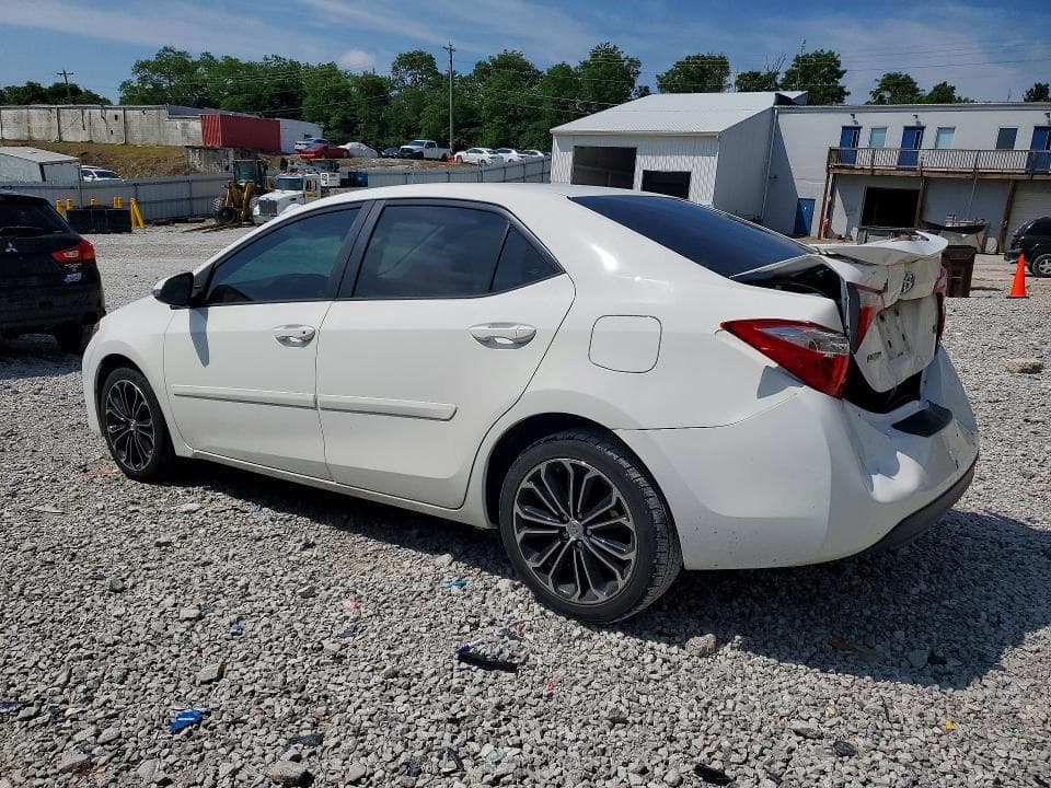 2016 TOYOTA COROLLA S PLUS 2