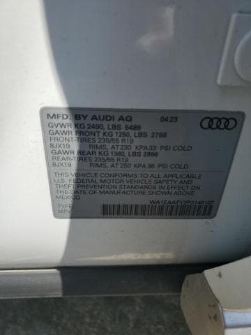 2023 AUDI Q5 PREMIUM PLUS 45 13