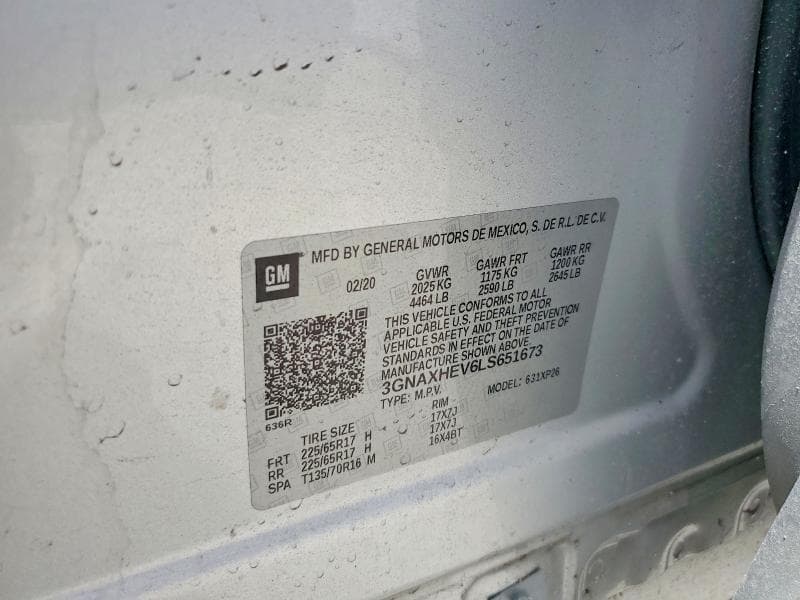 2020 CHEVROLET EQUINOX LS 14